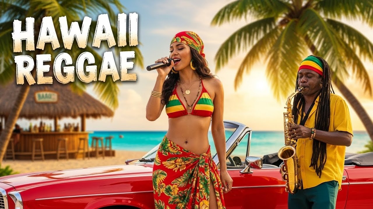 LIVE Aloha Hawaiian Reggae • Sunset Island Music to Relax Your Mind