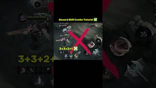 Alucard skills combo Tutorial #mobilelegends #mlbb #2026