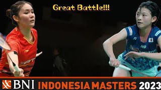 Tomoka Miyazaki (JPN) vs Pitchamon Opatniputh (THA) | Badminton Indonesia Masters 2023