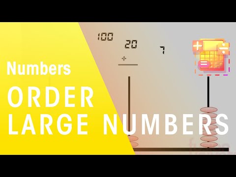 Learn How To Order Large Numbers Using Place Value | Numbers | Maths | FuseSchool Instructional Video