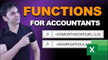 𝐄𝐗𝐂𝐄𝐋 𝐟𝐨𝐫 𝐀𝐂𝐂𝐎𝐔𝐍𝐓𝐈𝐍𝐆 - 𝟏𝟎 𝐄𝐱𝐜𝐞𝐥 𝐅𝐮𝐧𝐜𝐭𝐢𝐨𝐧𝐬 𝐘𝐨𝐮 𝐍𝐄𝐄𝐃 𝐭𝐨 𝐊𝐍𝐎𝐖