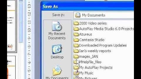 Microsoft Office PowerPoint 2003 Set up a presentation to start automatically