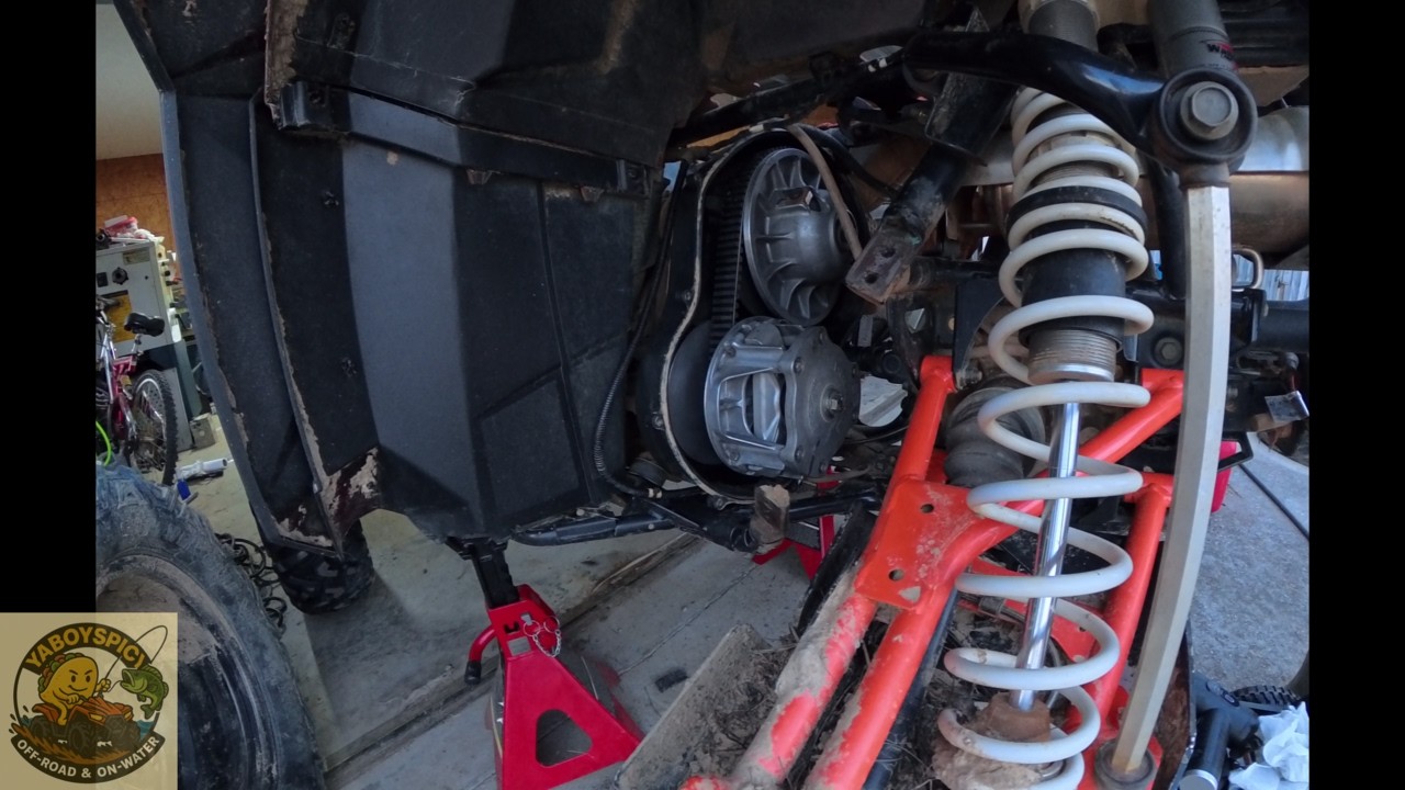 Установка ремня SuperATV Extreme Badass на Polaris Sportsman 1000 S