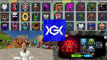 Nextbots in playground mod updated new sprunki tapes family pack sonic tapes 😱 chasing nextbots 🔥