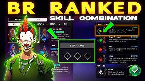 BR rank NEW Character Combinatoon | Best Character Skill For Br Rank | Br Rank Best Character Skill