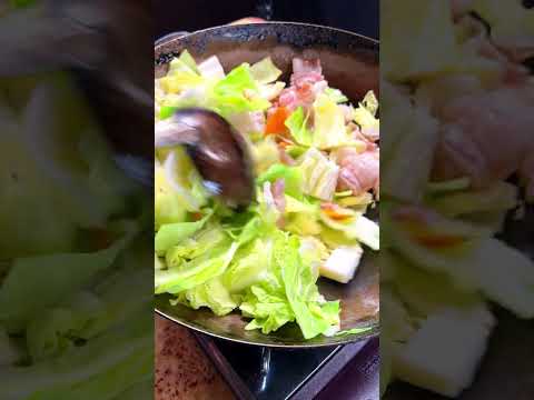 マルタイスープの活用法・野菜炒め篇【ASMR】 #shorts