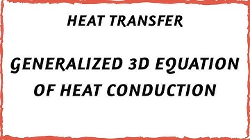 Generalized Heat Conduction Equation