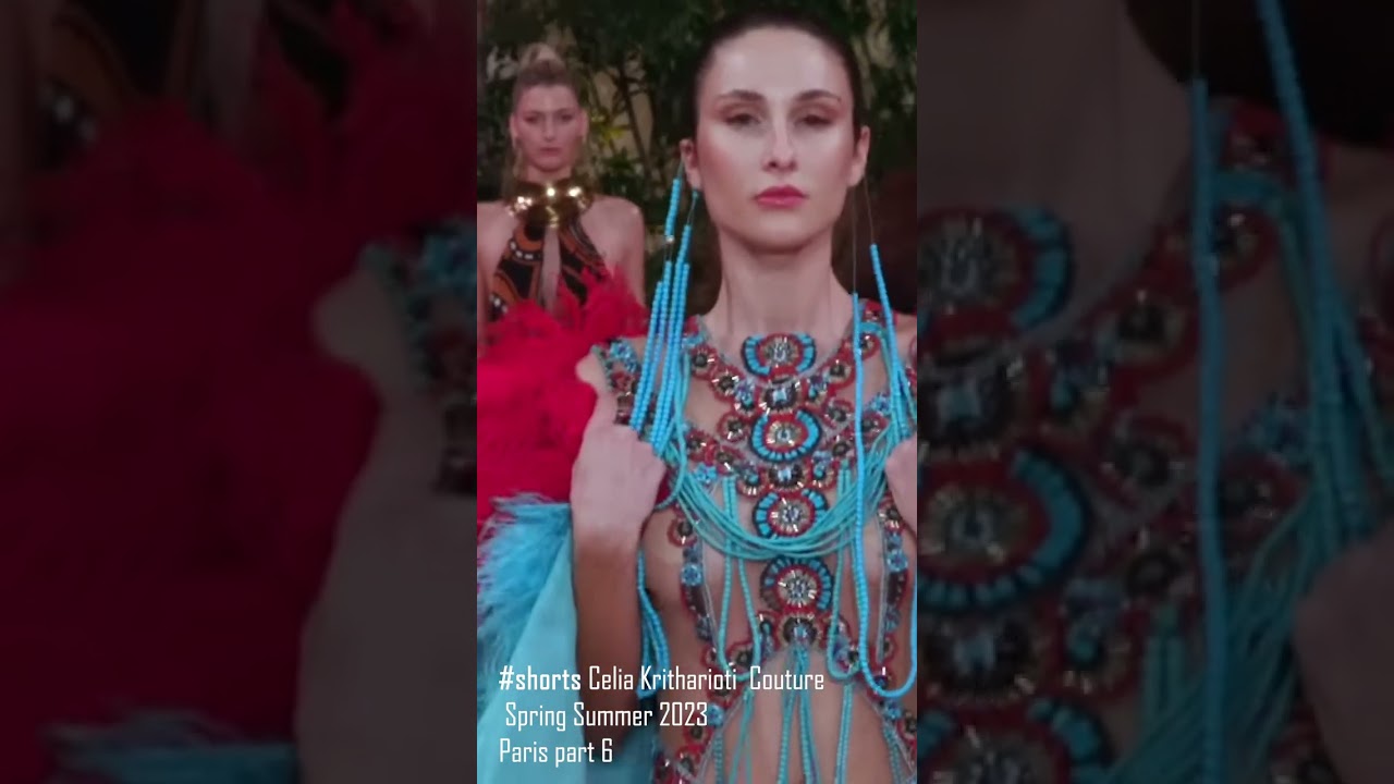 Celia Kritharioti Couture Spring/Summer 2023, Pavillon Cambon, Paris 