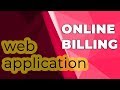 Online billing application