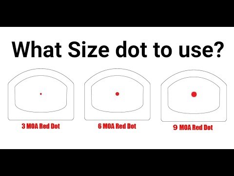 Moa Dot Size Chart