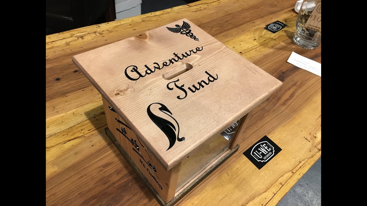 Shadow Box inspired Piggy Bank - Adventure Fund