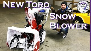 New Toro Snowblower! First use - extremely impressive. Power Max 828 vs lake effect snow storm!
