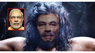 Face Swap Photo Editing in photoshop (Narendra Modi + Ranveer Singh) screenshot 2