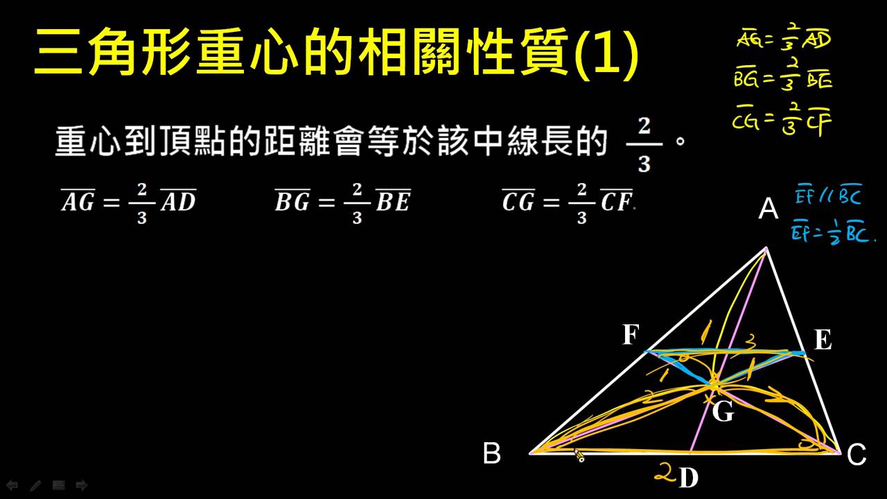 觀念 重心到頂點距離 Youtube