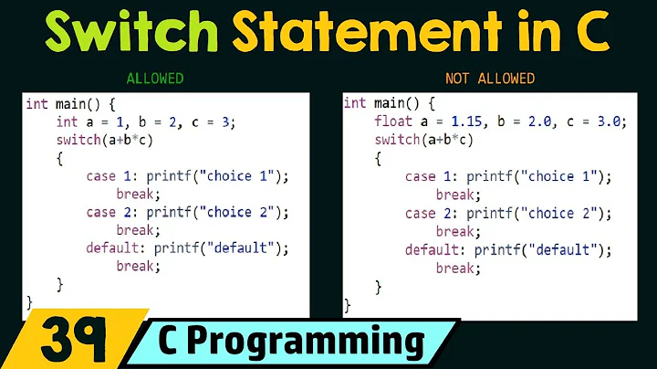 Conditionals (Switch)