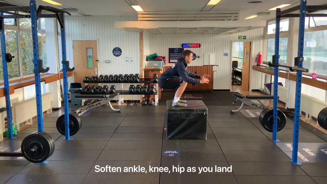 Box Jump (Soft Knee Landing)