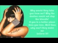 Nicki Minaj - We Miss You Lyrics Video