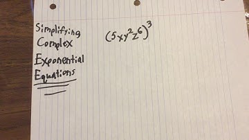 How to Simplify Complex Exponential Equations