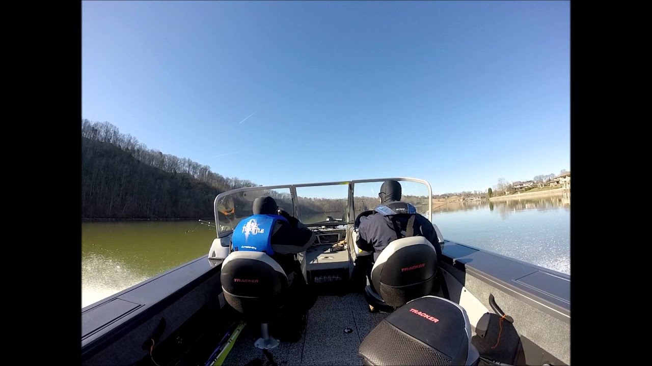 Cold Fishing on Ft. Loudon Lake, Knoxville, TN - YouTube