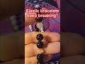 DIY No-Stretch Gemstone Bracelet (Quick Version!)