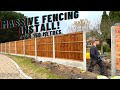 THE BIGGEST FENCE INSTALL WE'VE EVER DONE ON YOUTUBE! (OVER 150M!) - This Week At D&J Projects #035