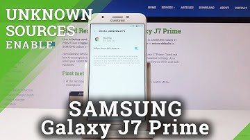 How to Allow App Installation in SAMSUNG Galaxy J7 Prime - Enable Unknown Sources