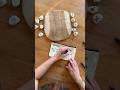 Verwandle ein einfaches Holzbrett in ein personalisiertes Tic Tac Toe Spiel! #shorts #diy #diyspiel