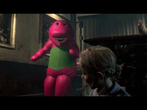 Barney the dinosaur - RESIDENT EVIL 2 REMAKE