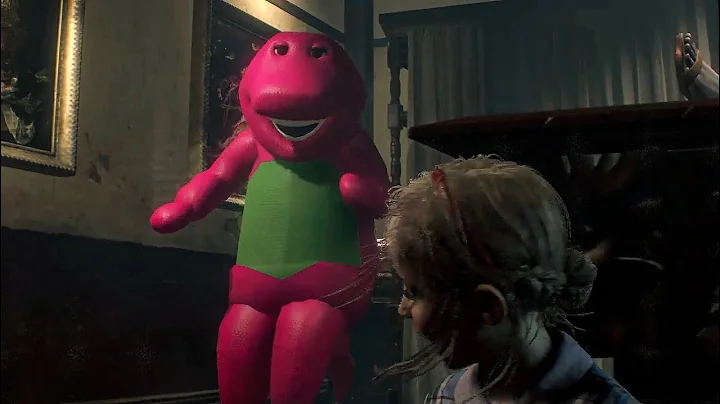 Barney the dinosaur - RESIDENT EVIL 2 REMAKE