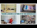 PACKING & MOVING MY BOOKSHELVES! [MY NEW OFFICE!]