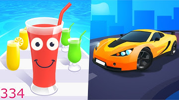 Race Master 3D - Car Racing Vs Juice Run 3D All Level Android iOS Gameplay - 334