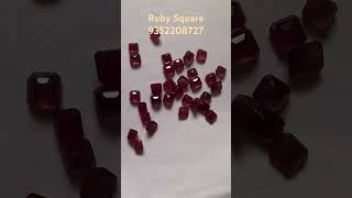 Ruby Square shape ready to dispatch contact 93522 08727 #gemstone #rubystone