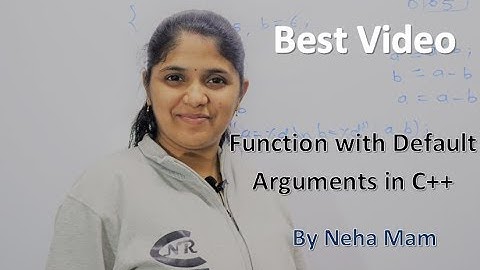 Function With Default Arguments in C++