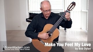 Video thumbnail of "Make You Feel My Love by Bob Dylan - Danish Guitar Performance - Soren Madsen"