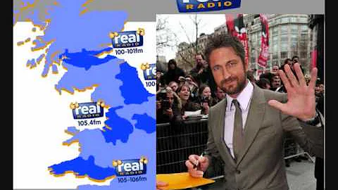 Gerard Butler and Julie Morrison chat on Real Radio