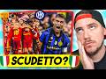 INTER e ROMA verso lo SCUDETTO!! (ho molta paura...) - REAZIONE AI TIKTOK sul CALCIO