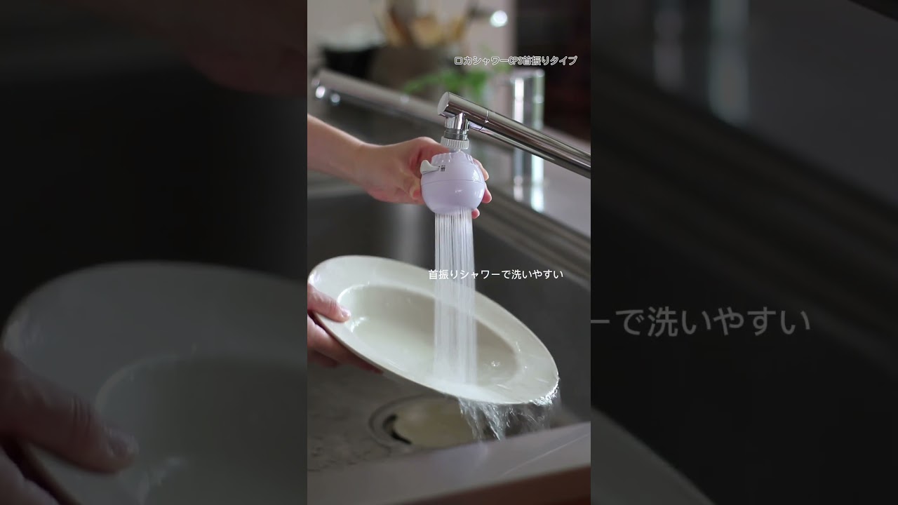 蛇口直結型〈使い切りタイプ〉 ロカシャワーCP3 首振りタイプ | 浄水器