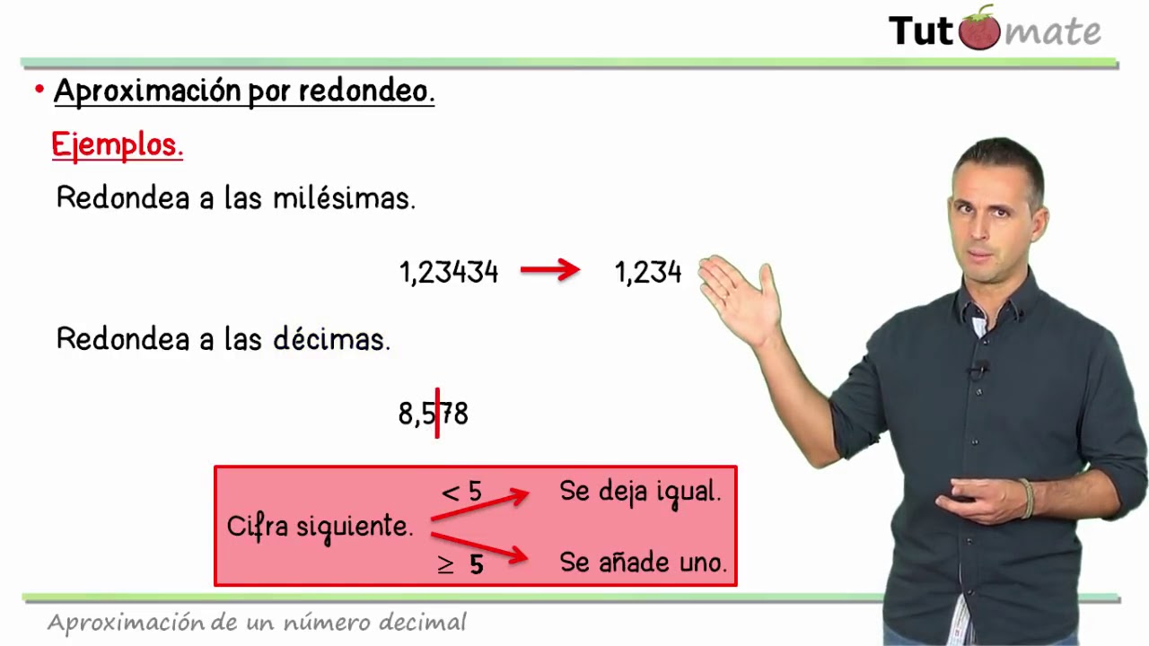 3 Aproxima fracciones no decimales utilizando la notacion decimal