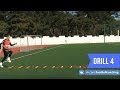 Football coaching video - soccer drill - ladder coordination (Brazil) 4