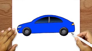 How To Make A Car | Car Drawing Easy