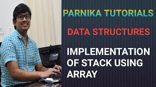 IMPLEMENTATION OF STACK USING ARRAY | DATA STRUCTURES | GATE CSE LECTURES