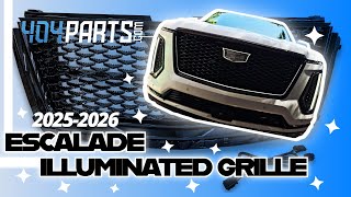 2025–2026 Escalade Illuminated V-Series Grille Upgrade | Genuine GM + 404 Parts Harness