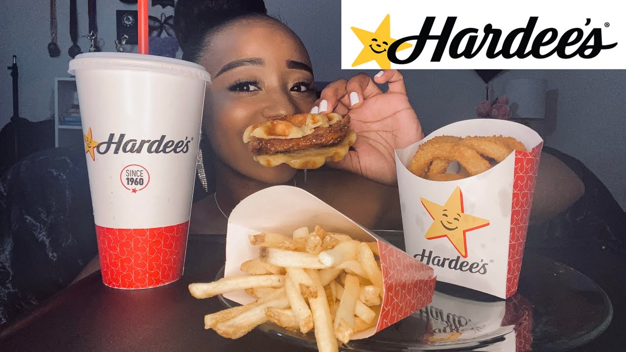 EATING Carl’s Jr. HandBreaded Chicken Sandwiches *Chicken and Waffle