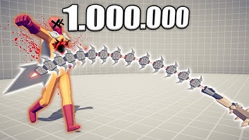 1.000.000 DAMAGE INFERNAL WHIP 1 vs 1 TOURNAMENT - TABS | Totally Accurate Battle Simulator 2023