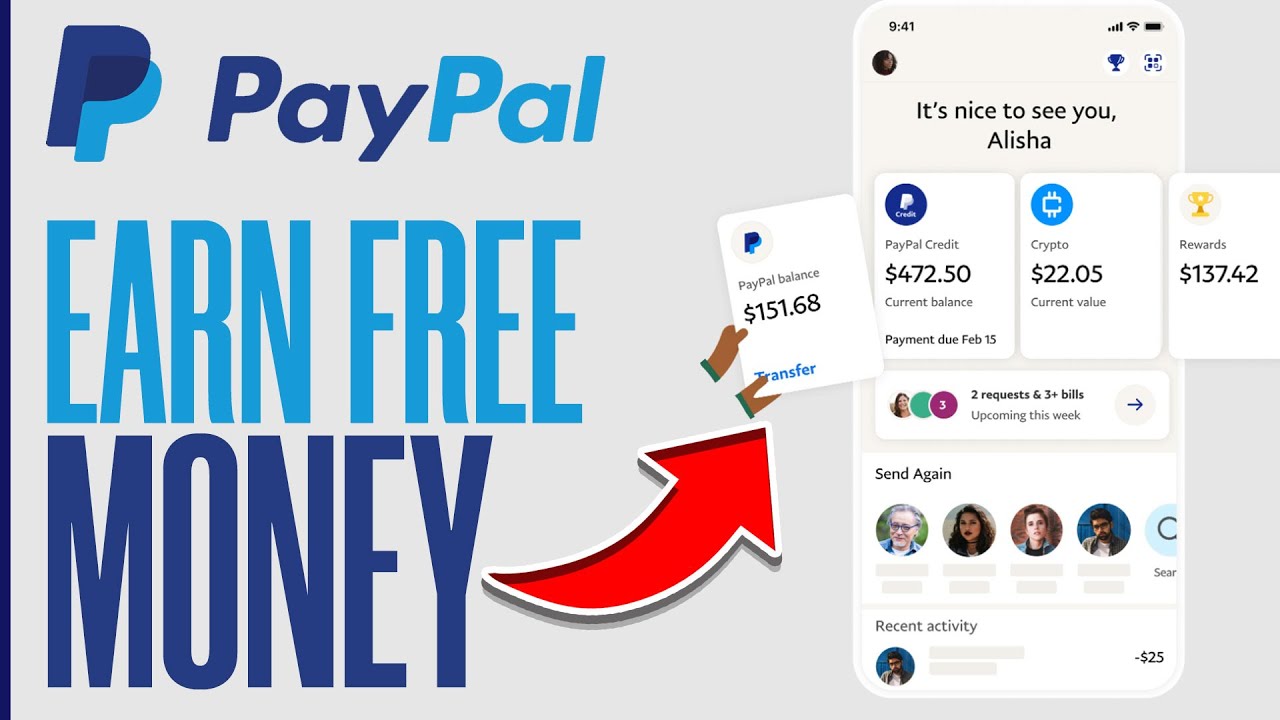 How To Earn Free Money On PayPal Easy Tutorial (2023) YouTube
