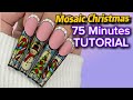 Mosaic Snowman ⛄️ FULL TUTORIAL 