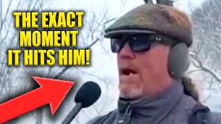 Evangelical Trump Voter Realizes He Doesn't Know The Bible... PANICS!