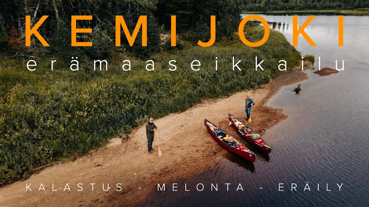 6 päivän MELONTA-VAELLUS Kemijoella Lapissa | KALASTUS ja RETKEILY (ENG SUB)