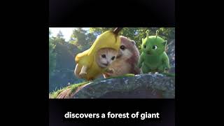 “Whimsical Adventure: Cat, Hedgehog &amp; Friend” #cartoon #animation #satisfying #entertainment #cute
