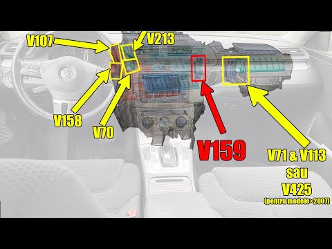 TUTORIAL: How to remove V159 Air Recirculation Flap Positioning Motor on VW Passat B6 3C 2006-2010